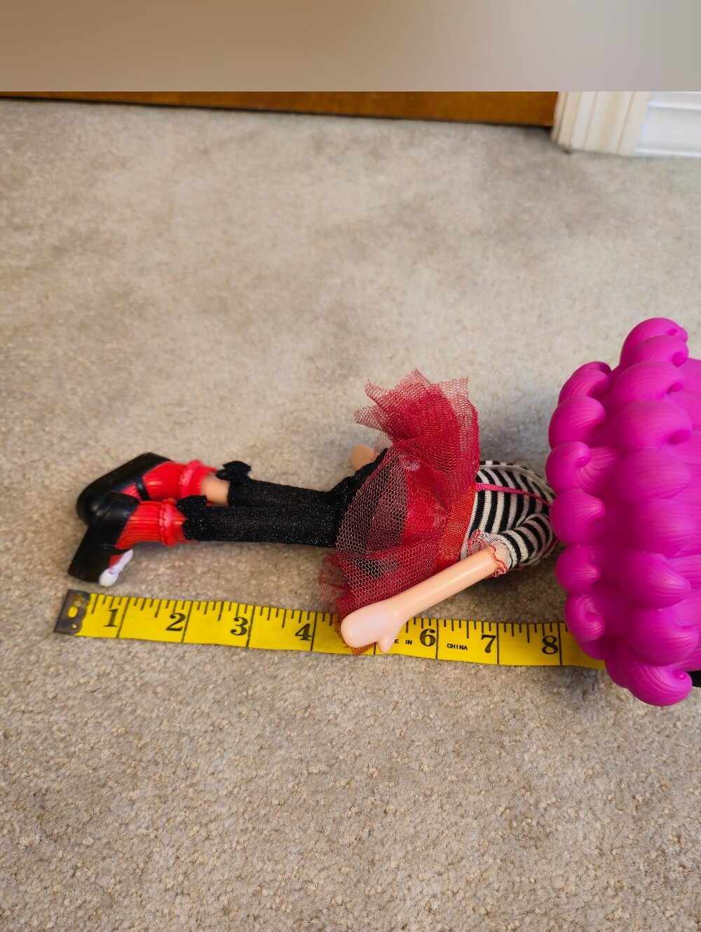 Lalaloopsy Charlotte Charades Mime 12" Full Size Doll W/Dress, Shoes *No Gloves - Picture 3 of 8